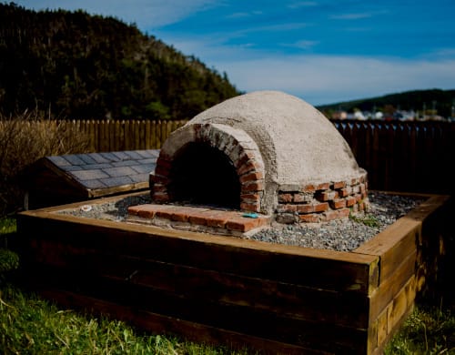 construcción de horno para pan de ladrillos refractarios